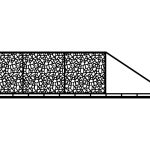 Schiebetor Zana 600×150 cm