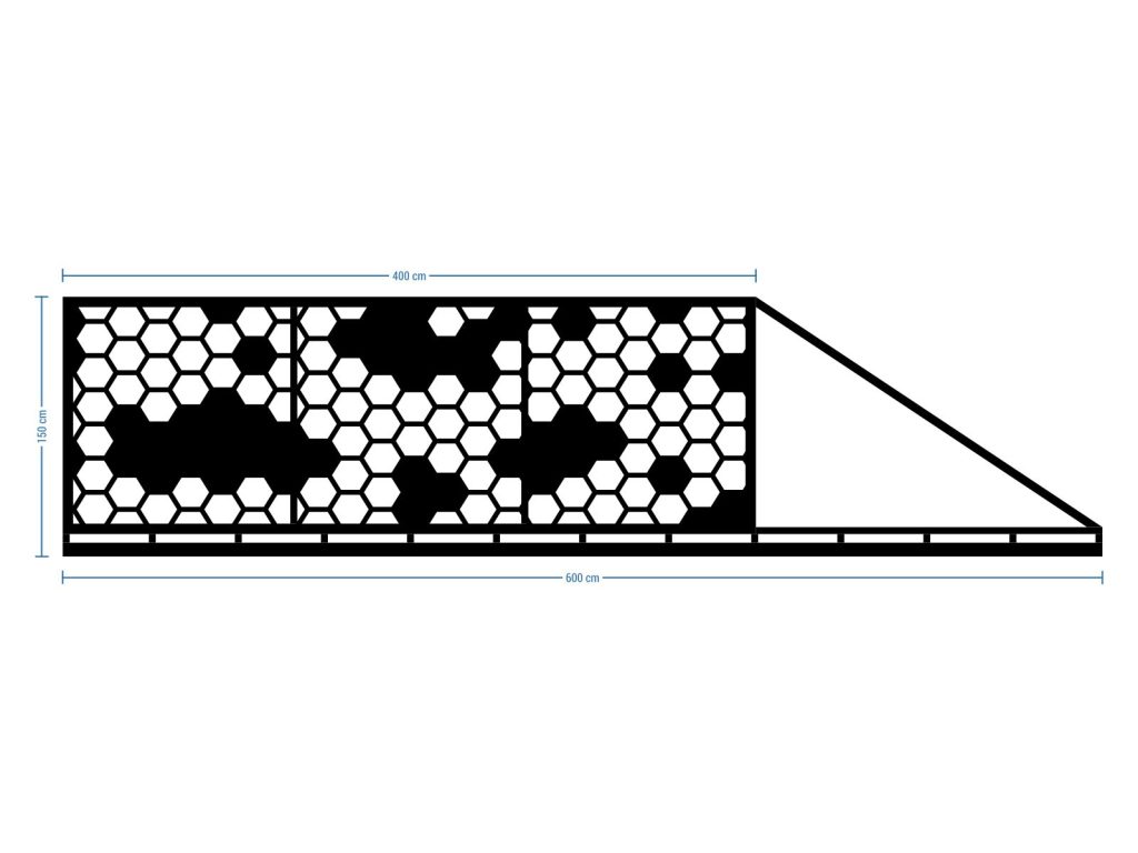 Schiebetor Isabella 600×150 cm - Image 2