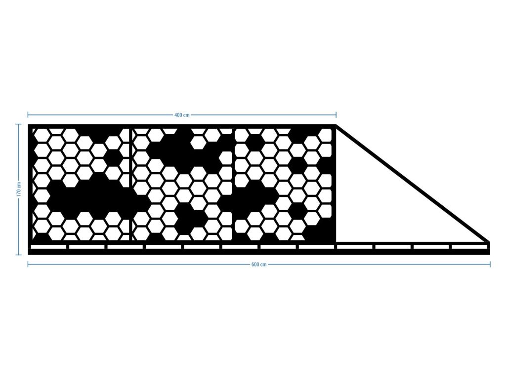Schiebetor Isabella 600×170 cm - Image 2