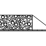 Schiebetor Felicia 600×170 cm