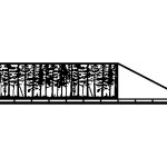 Schiebetor Veronica 400×120 cm