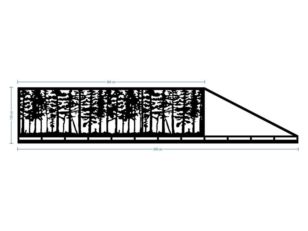 Schiebetor Veronica 400×120 cm - Image 2