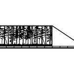 Schiebetor Veronica 600×150 cm