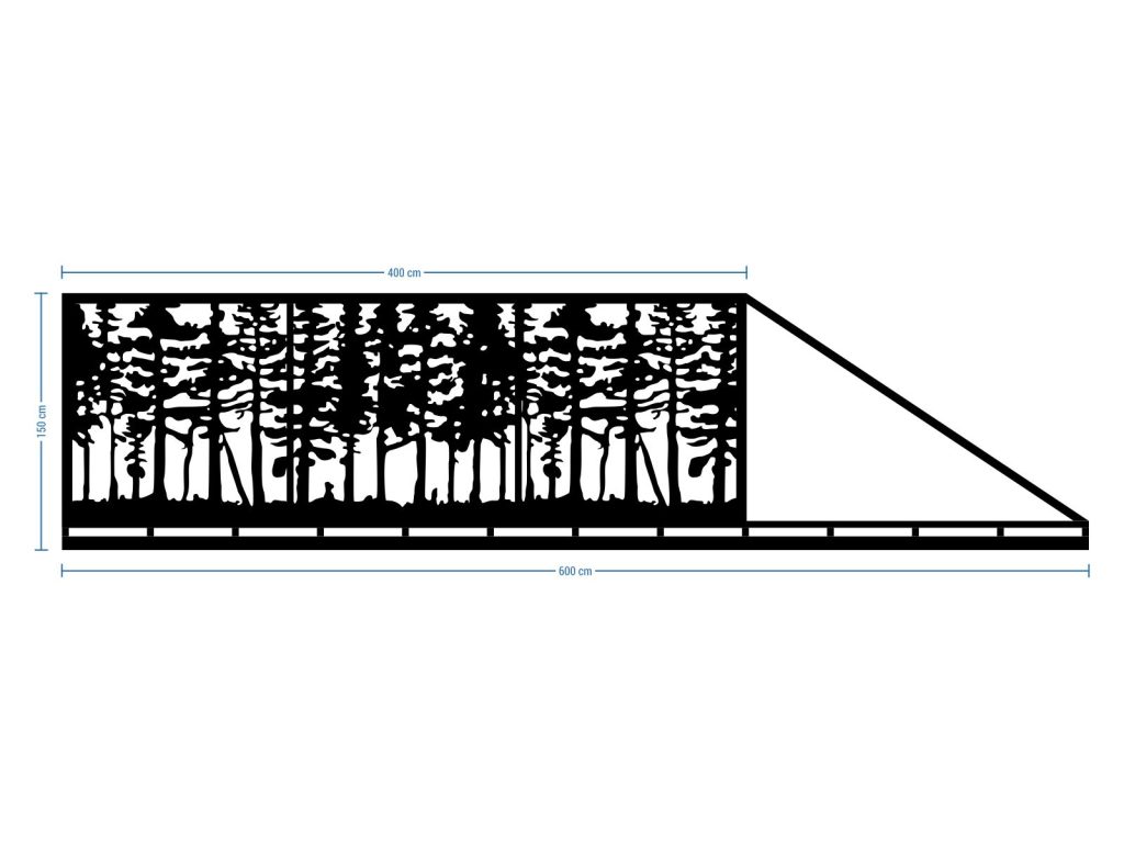 Schiebetor Veronica 600×150 cm - Image 2