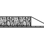 Schiebetor Diana 400×120 cm