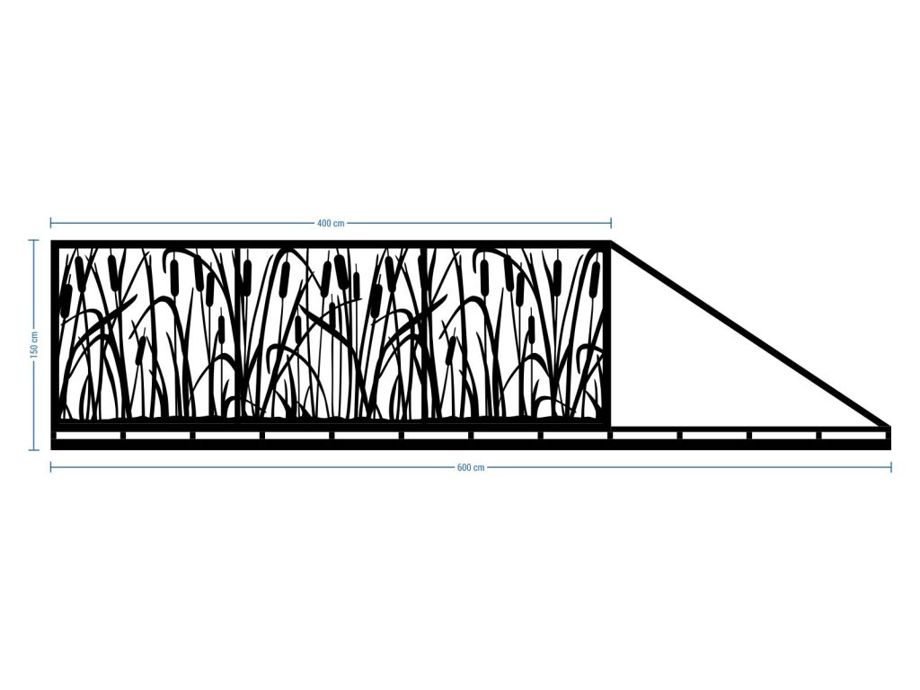 Schiebetor Diana 600×150 cm - Image 2