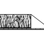 Schiebetor Diana 600×170 cm