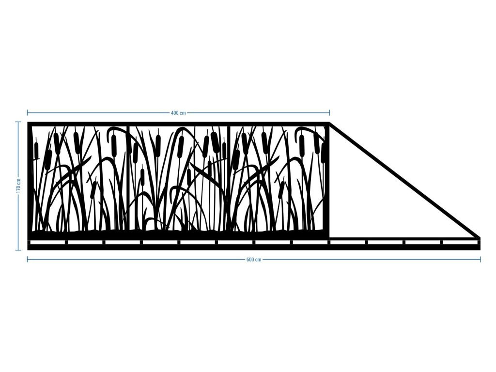 Schiebetor Diana 600×170 cm - Image 2