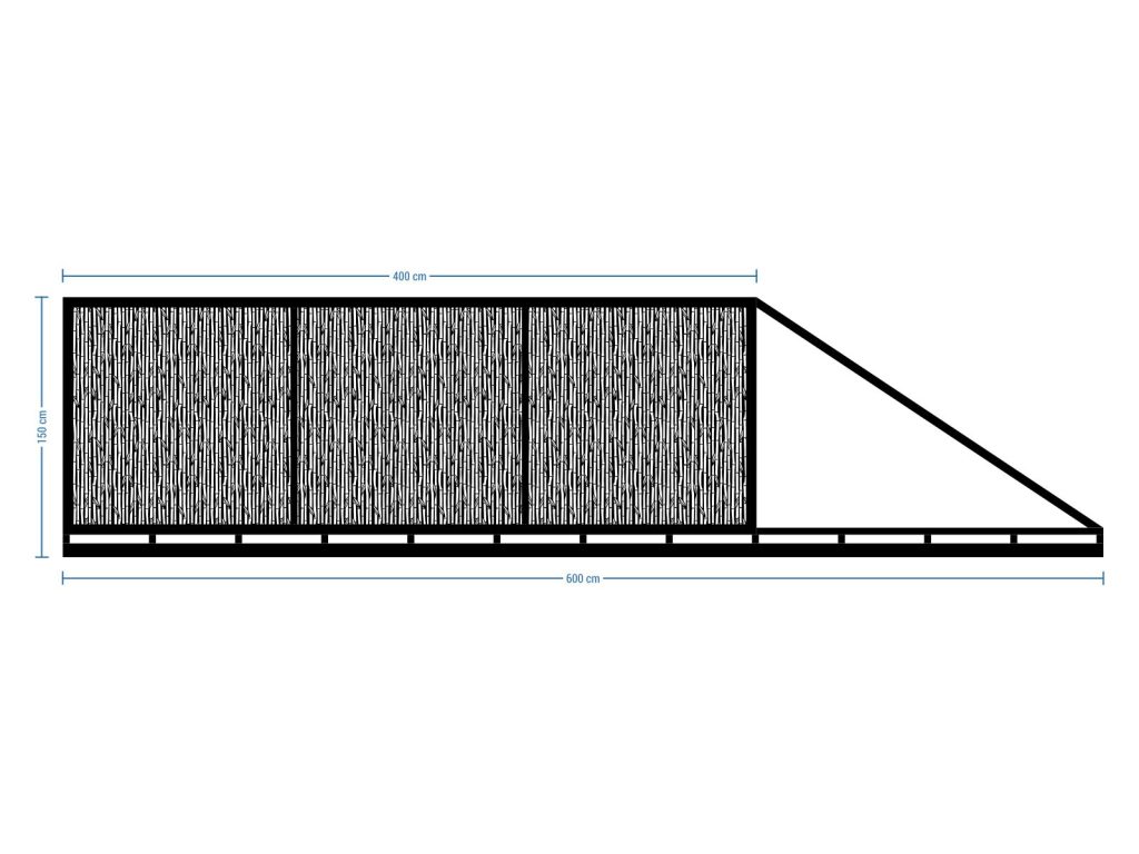 Schiebetor Maura 600×150 cm - Image 2