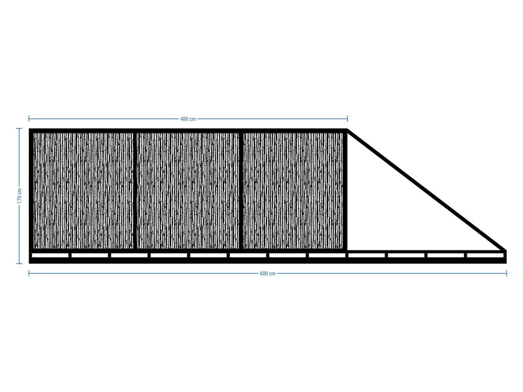Schiebetor Maura 600×170 cm - Image 2