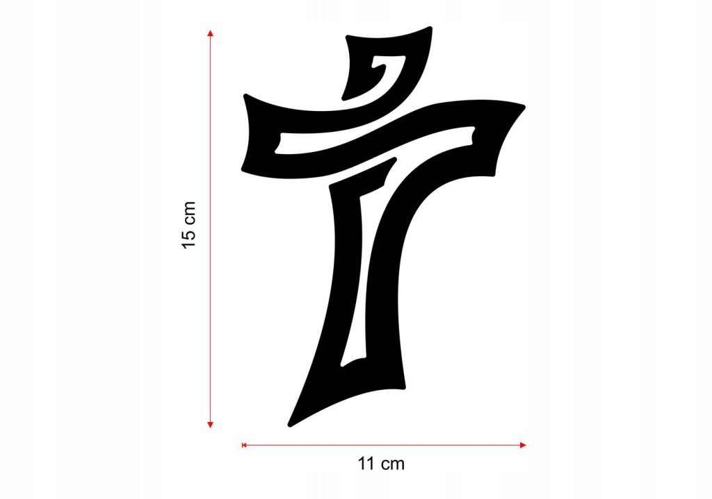 Wandkreuz Metall KNS007 15 cm - Image 4