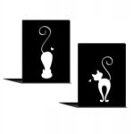 Buchstützen Katze Herz