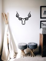 Hirsch Wanddeko Metall 50 cm - Image 2