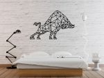geometrisches Wanddeko Stier 90 cm - Image 2