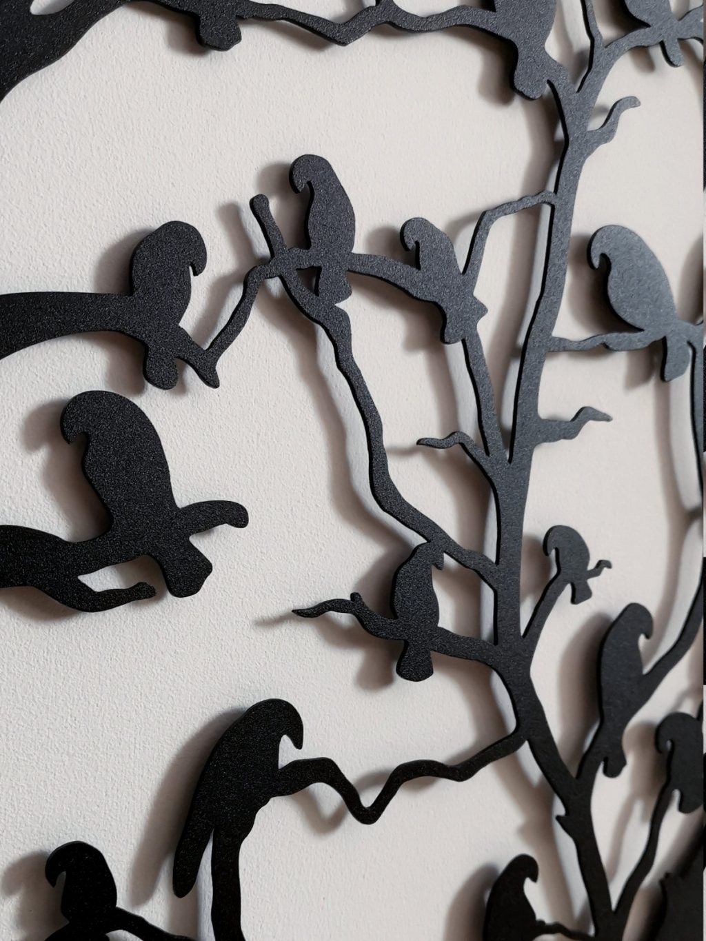 Wanddeko Metall Porträt mit Vogel 50 cm - Image 6