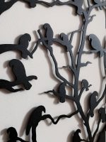 Wanddeko Metall Porträt mit Vogel 50 cm - Image 6