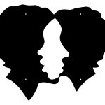 Wanddeko Metall Liebe 100 cm