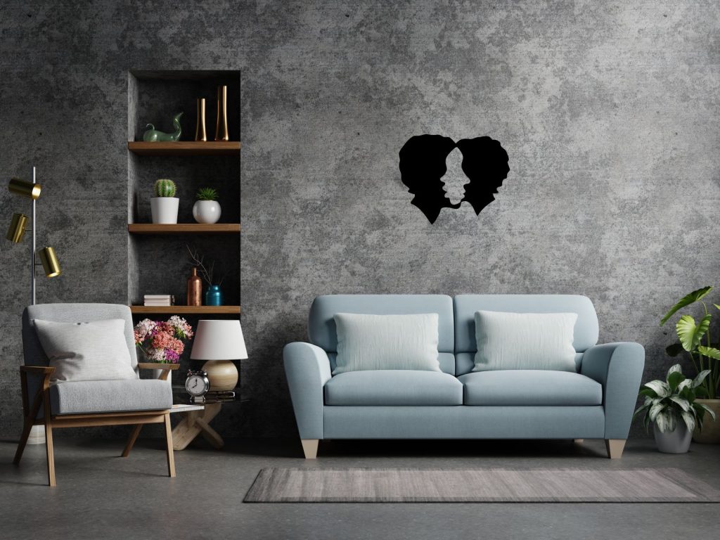 Wanddeko Metall Liebe 50 cm - Image 2