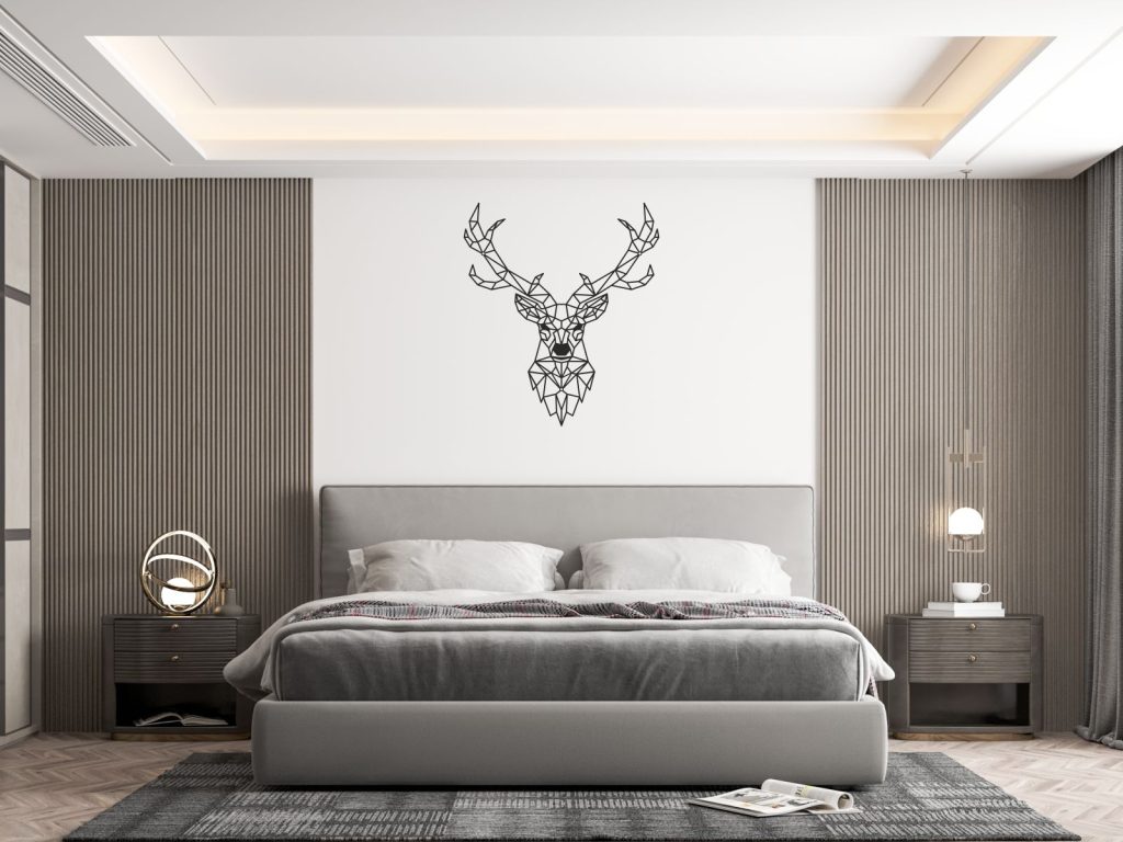 Wanddeko Metall Hirsch 100 cm - Image 3