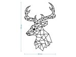 Wanddeko Metall Hirsch 50 cm - Image 2