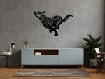 Wanddeko Metall Wolf 100 cm - Image 3