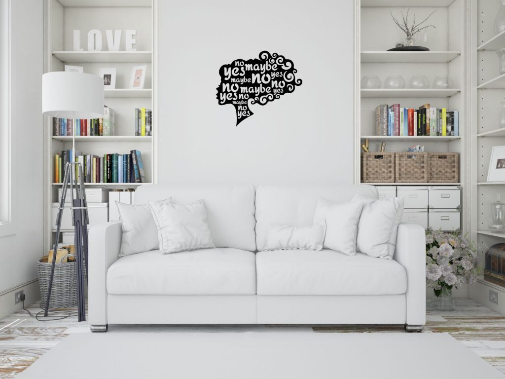 Wanddeko Metall Yes no maybe 50 cm - Image 3