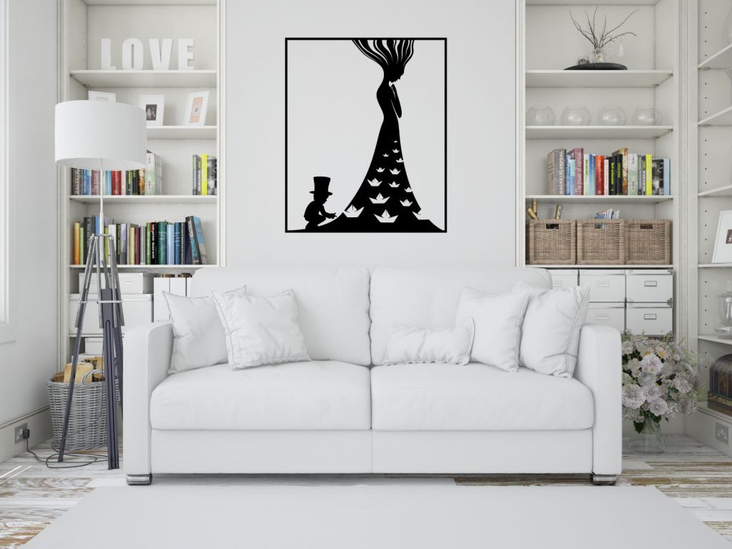 Wanddeko Metall Schiffe 100 cm - Image 3