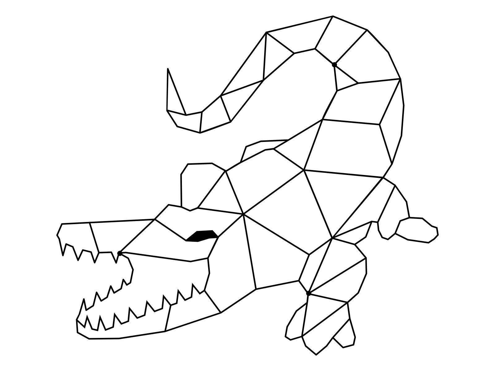 des117-100-cza Wanddeko Metall Krokodil 100 cm - Image 1