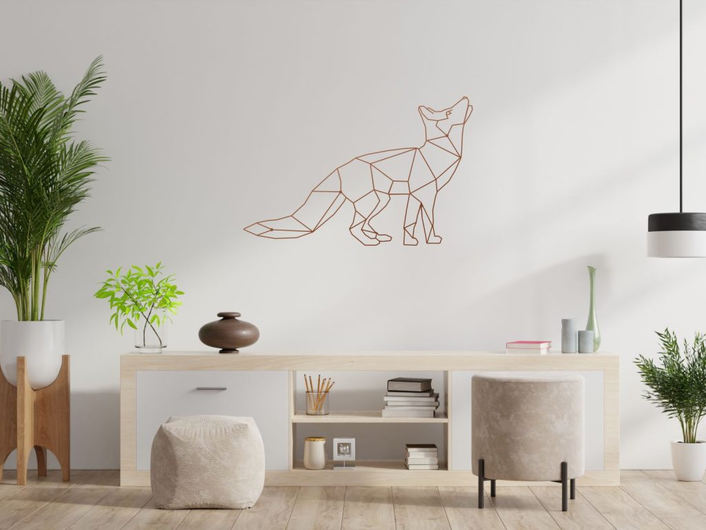 Wanddeko Metall Fuchs 100 cm - Image 3