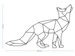 Wanddeko Metall Fuchs 100 cm - Image 2