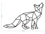Wanddekoration Metall Fuchs 50 cm - Image 3