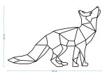 Wanddeko Metall Fuchs 70 cm - Image 3