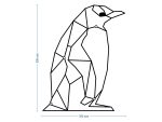 Wanddekoration Metall Pinguin 50 cm - Image 2