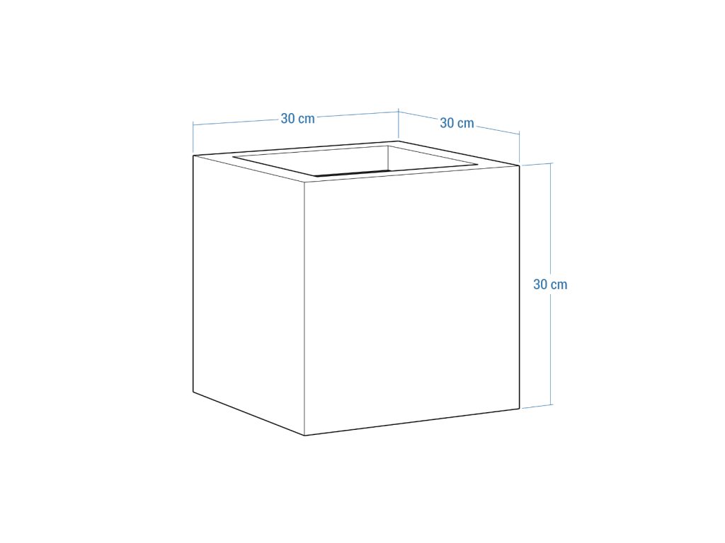 Pflanzkübel Cortenstahl 30x30x30 cm - Image 4