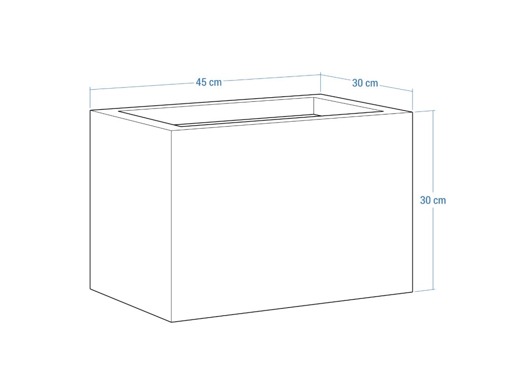 Pflanzkübel Cortenstahl 30x45x30 cm - Image 4