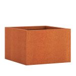 Pflanzkübel Cortenstahl 45x45x30 cm