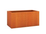 Pflanzkübel Cortenstahl 45x90x45 cm