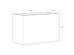 Pflanzkübel Cortenstahl 45x90x60 cm - Image 4