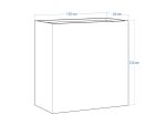 Pflanzkübel Cortenstahl 60x120x120 cm - Image 4