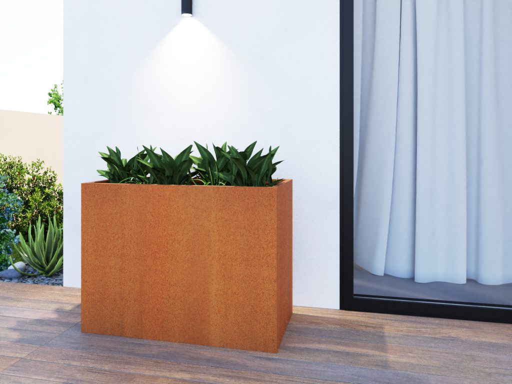 Pflanzkübel Cortenstahl 60x120x90 cm - Image 3