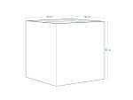 Pflanzkübel Cortenstahl 90x90x90 cm - Image 4