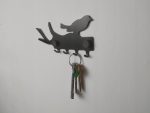 Wieszak metalowy na klucze ptak 15cm - Image 5