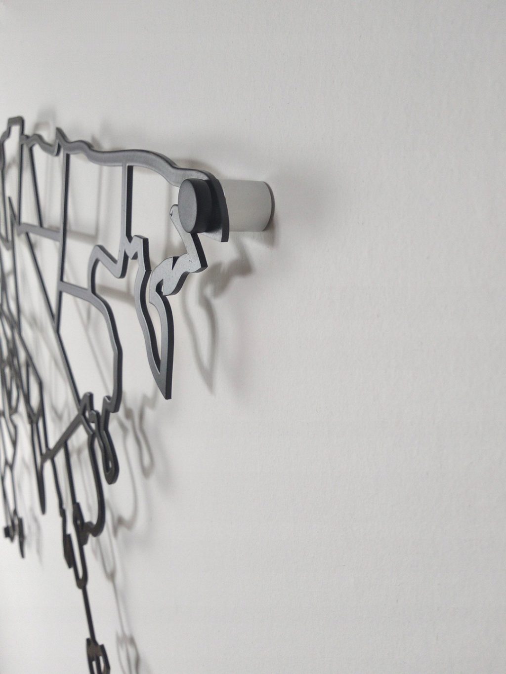 Metallische Weltkarte DES015 100 cm – Bild 7