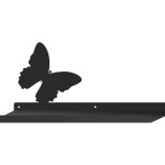 Kinder Wandregal Metall 45 cm