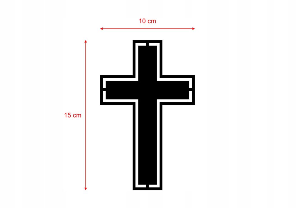 Wandkreuz KNS014 15 cm - Image 3