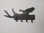 Wieszak metalowy na klucze ptak 15cm - Image 3