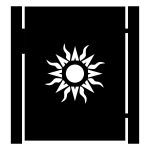 Gartentür Gaia 90×120 cm