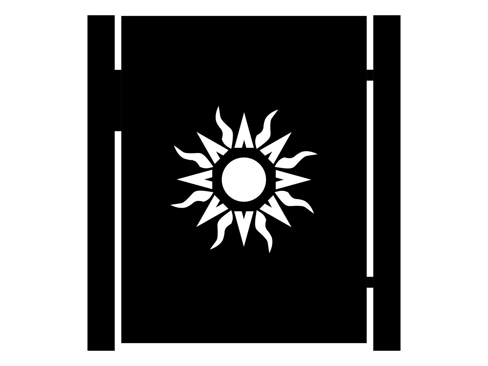 fur000-bot29-120-cza Gartentür Gaia 90×120 cm - Image 1