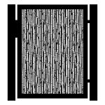 Gartentür Maura 90×120 cm