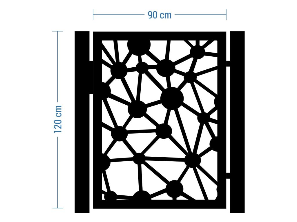 Gartentür Noemi 90×120 cm - Image 2